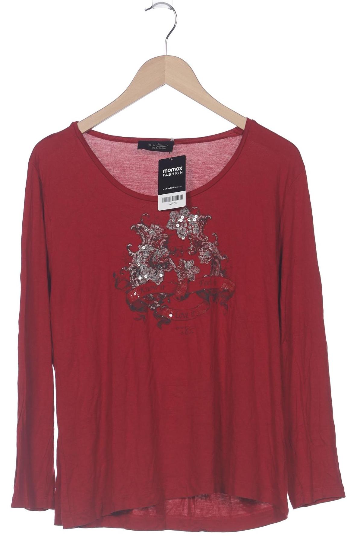 

Oui Damen T-Shirt, rot, Gr. 46
