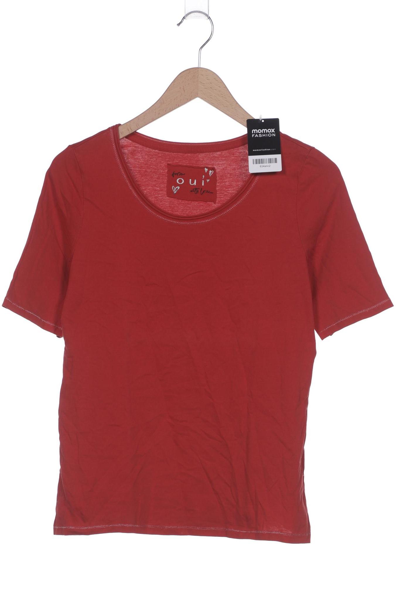 

Oui Damen T-Shirt, rot, Gr. 36