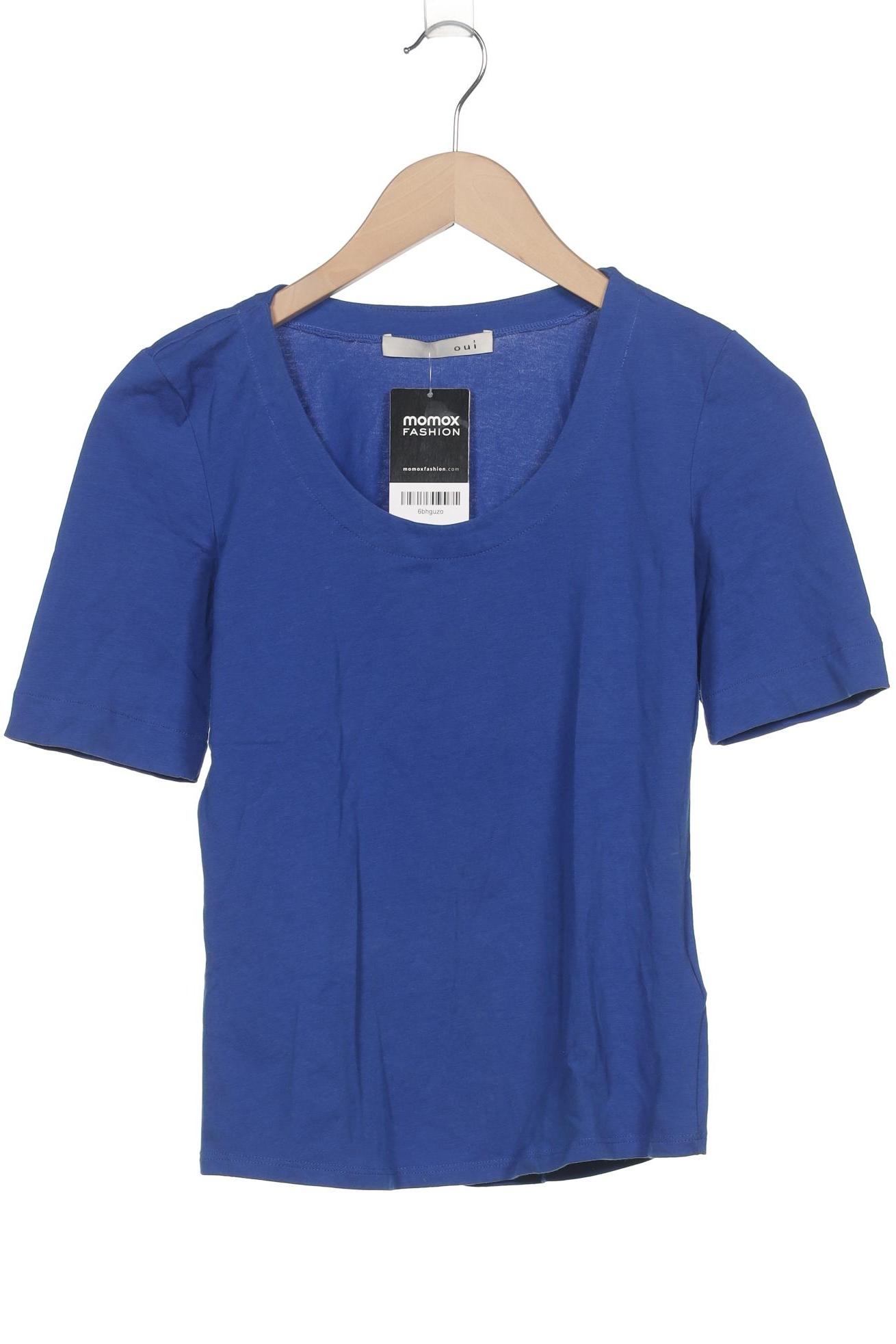 

Oui Damen T-Shirt, blau, Gr. 34