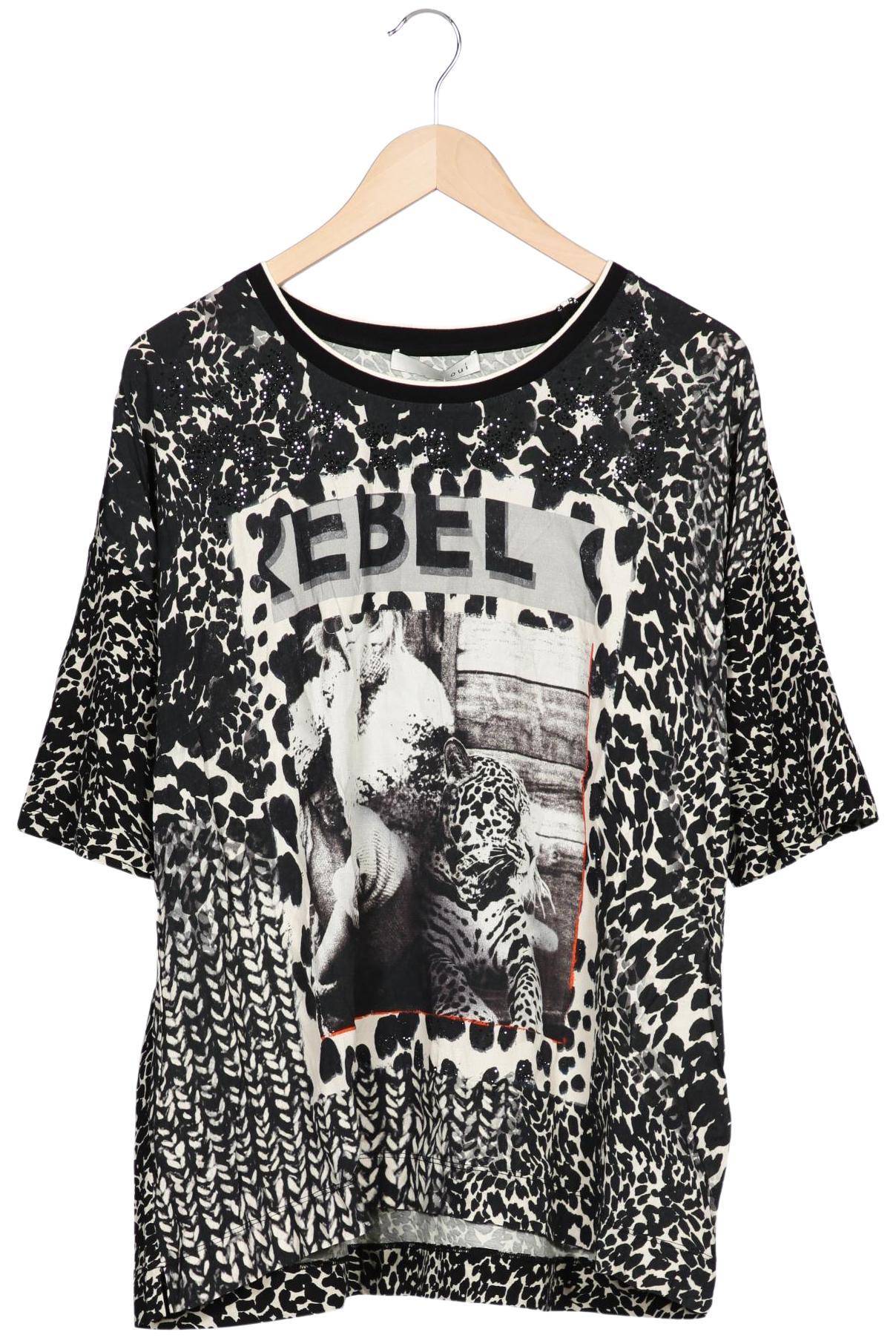 

Oui Damen T-Shirt, mehrfarbig, Gr. 46