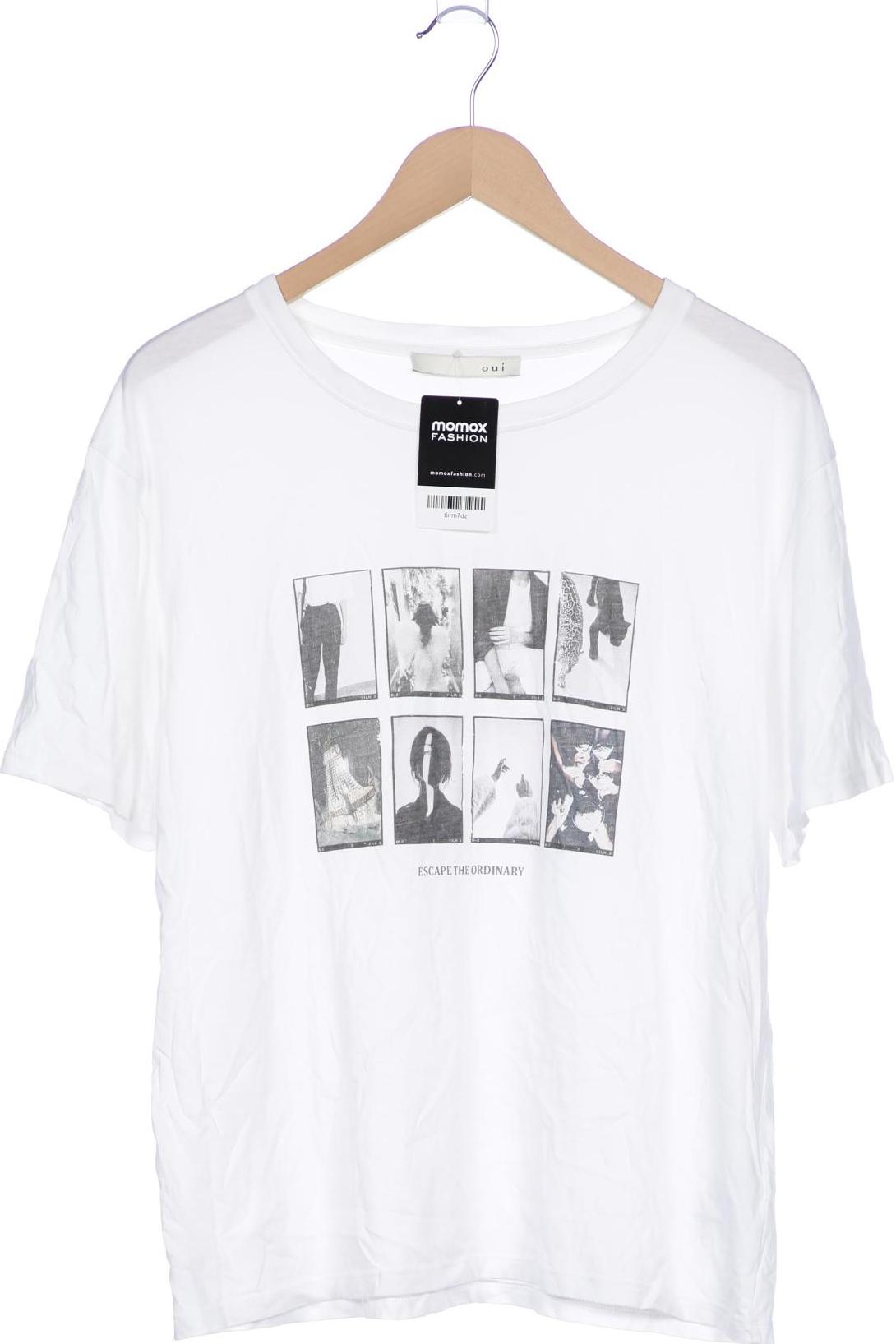 

Oui Damen T-Shirt, weiß, Gr. 40