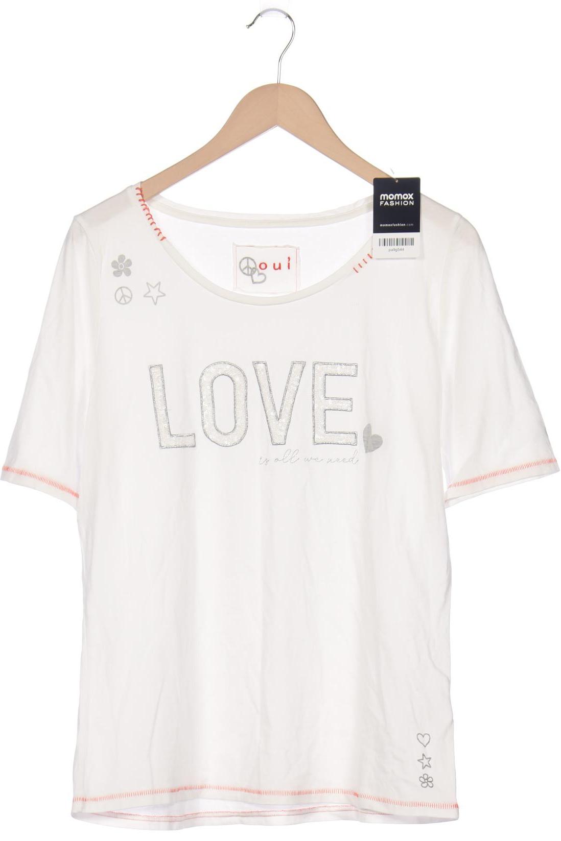 

Oui Damen T-Shirt, weiß, Gr. 42