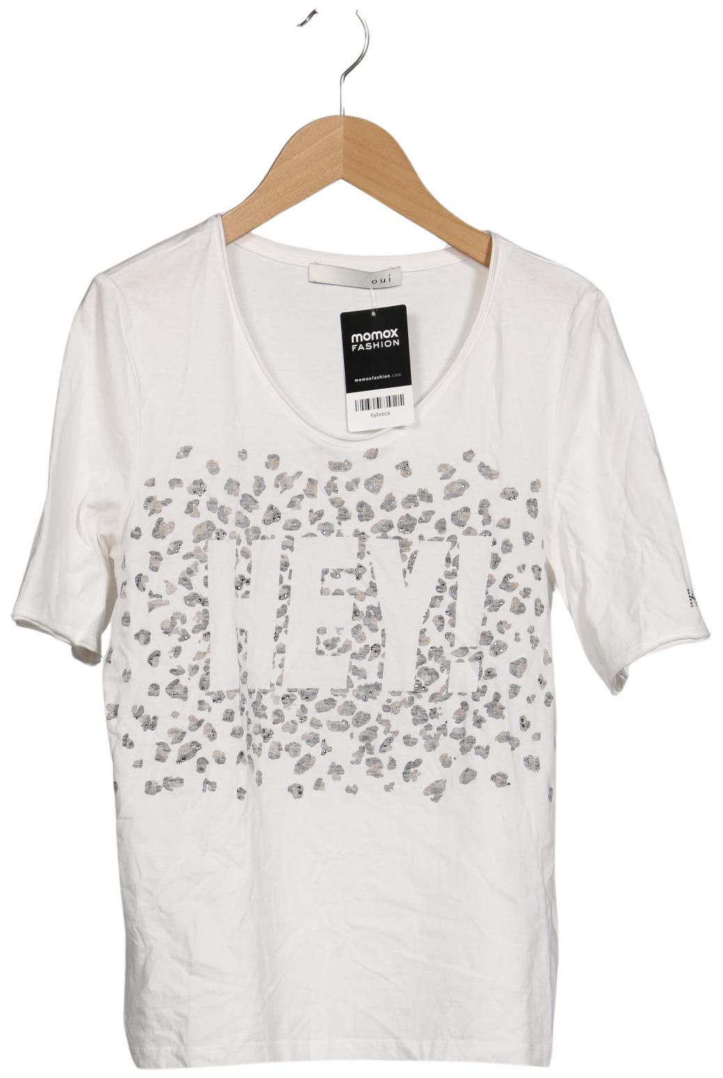 

Oui Damen T-Shirt, weiß, Gr. 34