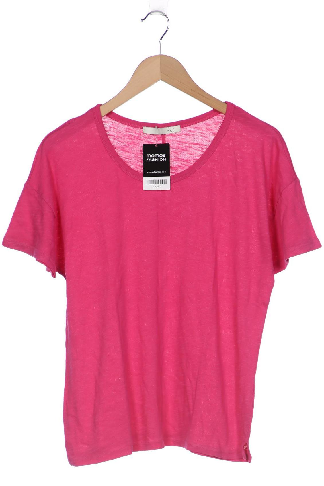 

Oui Damen T-Shirt, pink, Gr. 44