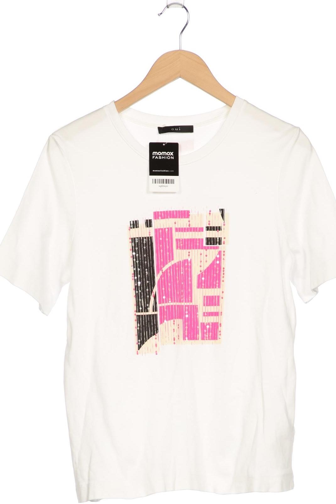 

Oui Damen T-Shirt, weiß, Gr. 40