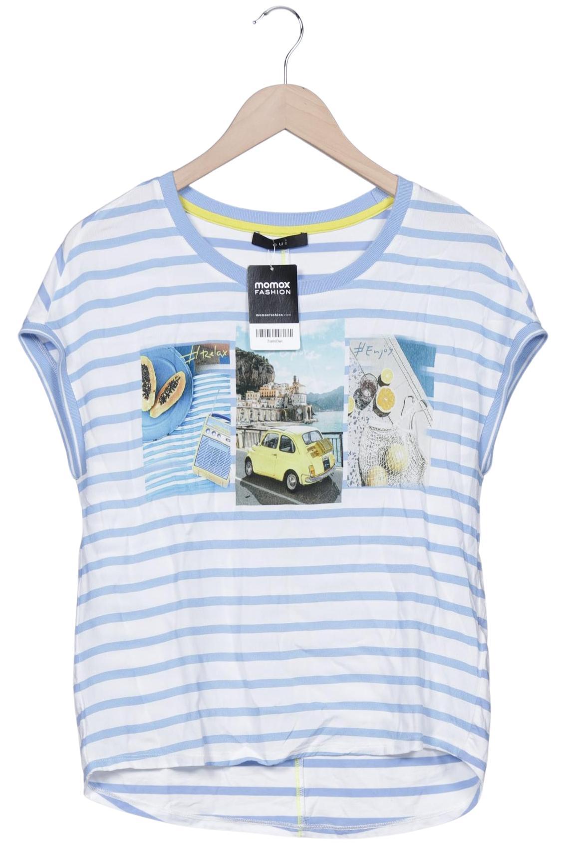 

Oui Damen T-Shirt, hellblau, Gr. 34