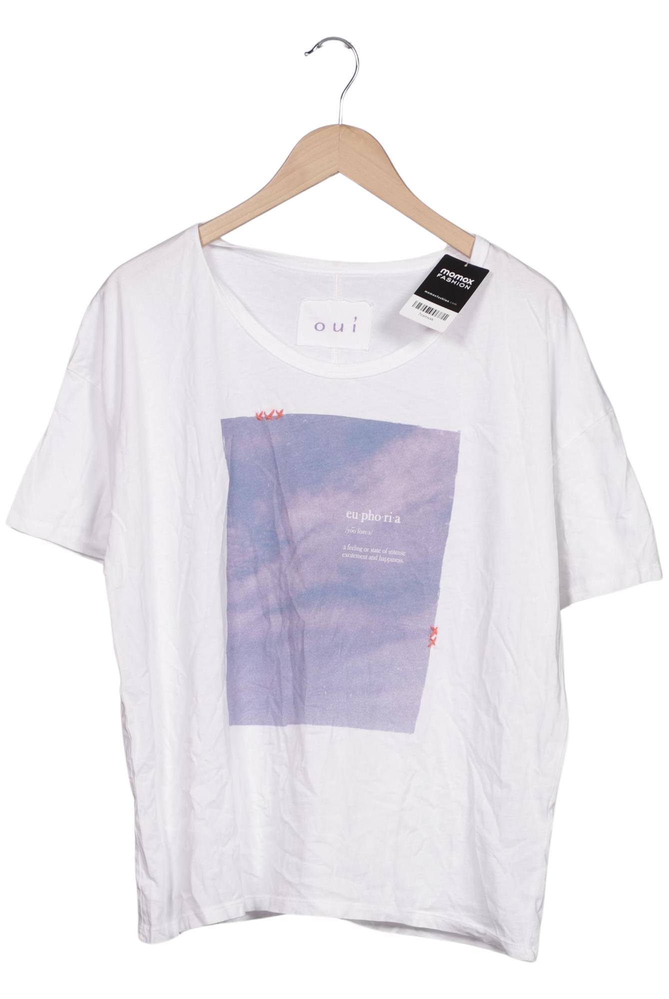

Oui Damen T-Shirt, weiß, Gr. 44