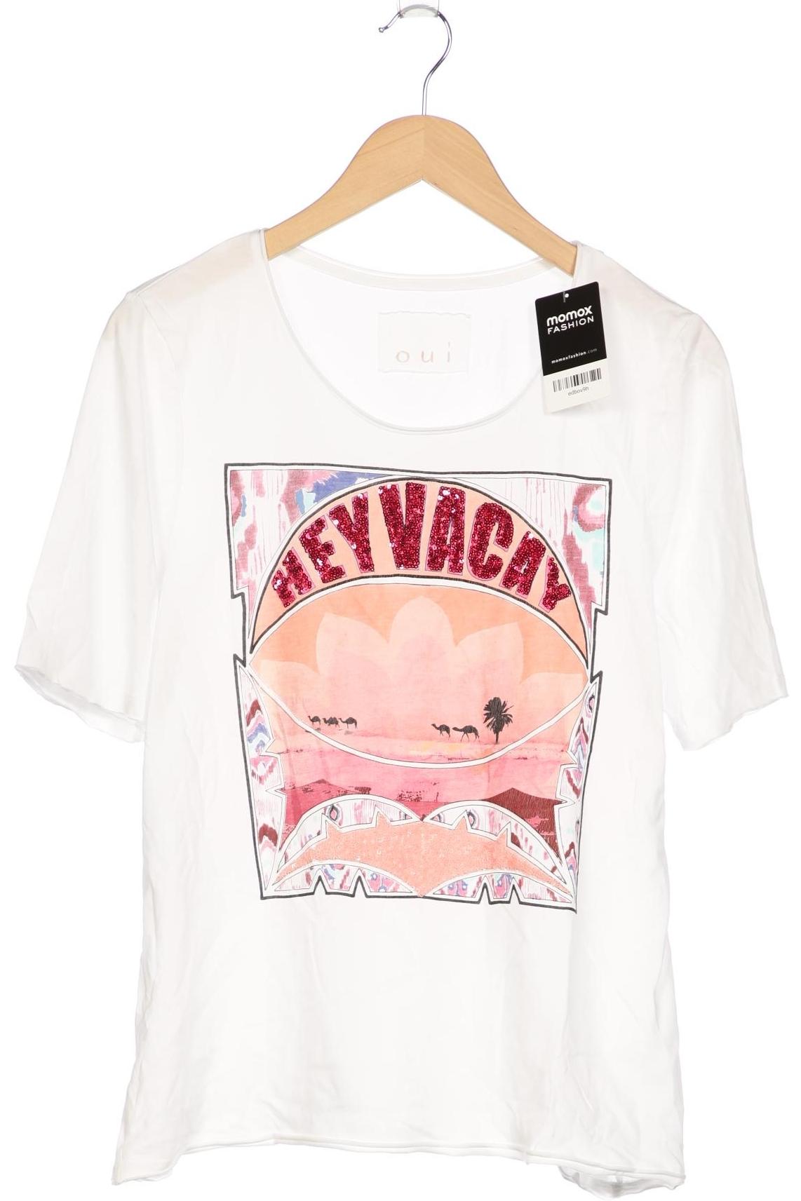 

Oui Damen T-Shirt, weiß, Gr. 44
