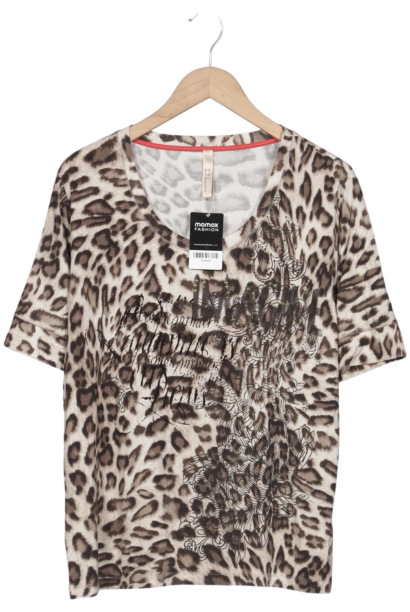Thumbnail - Oui Damen T-Shirt, braun, Gr. 46