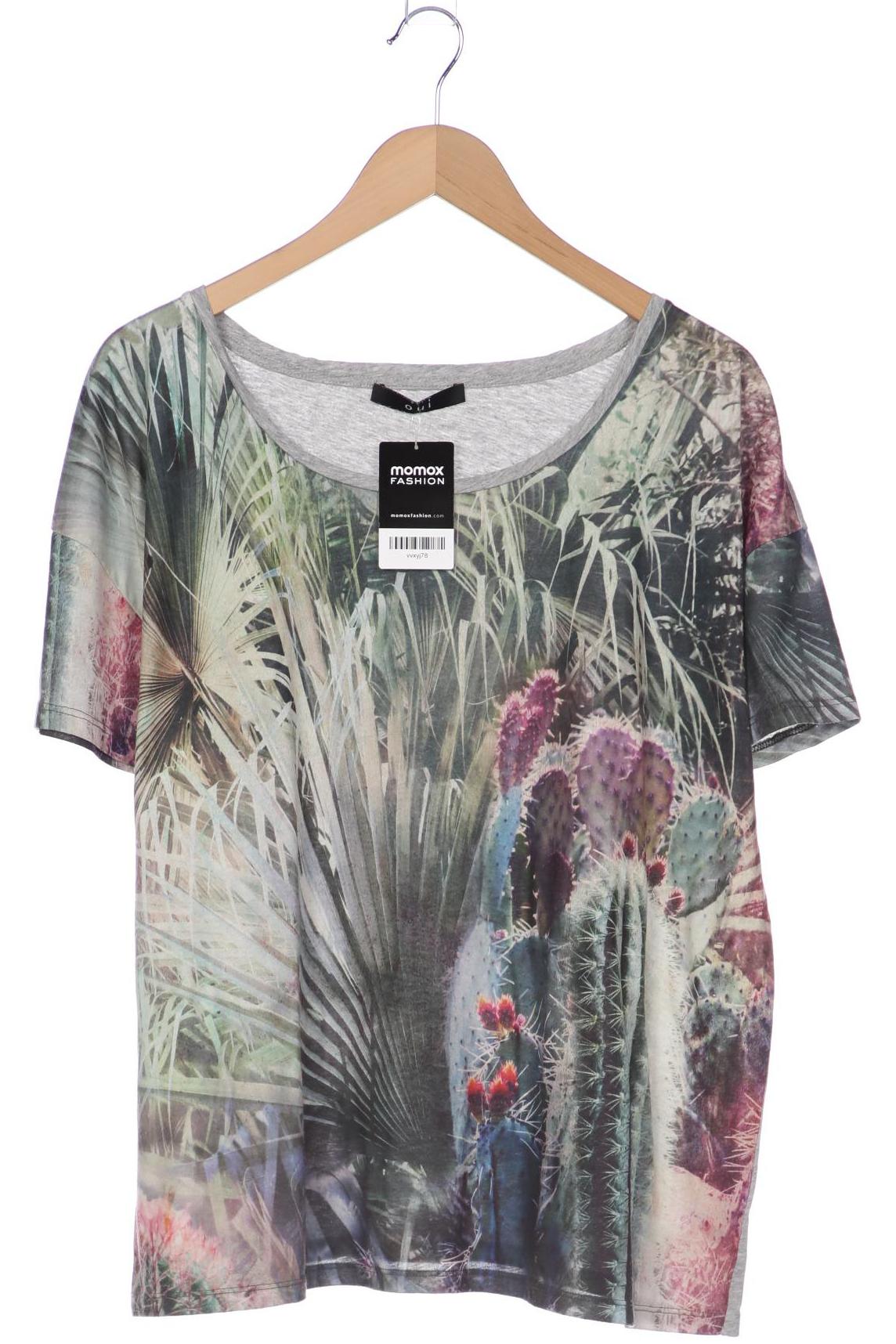 

Oui Damen T-Shirt, grün, Gr. 46