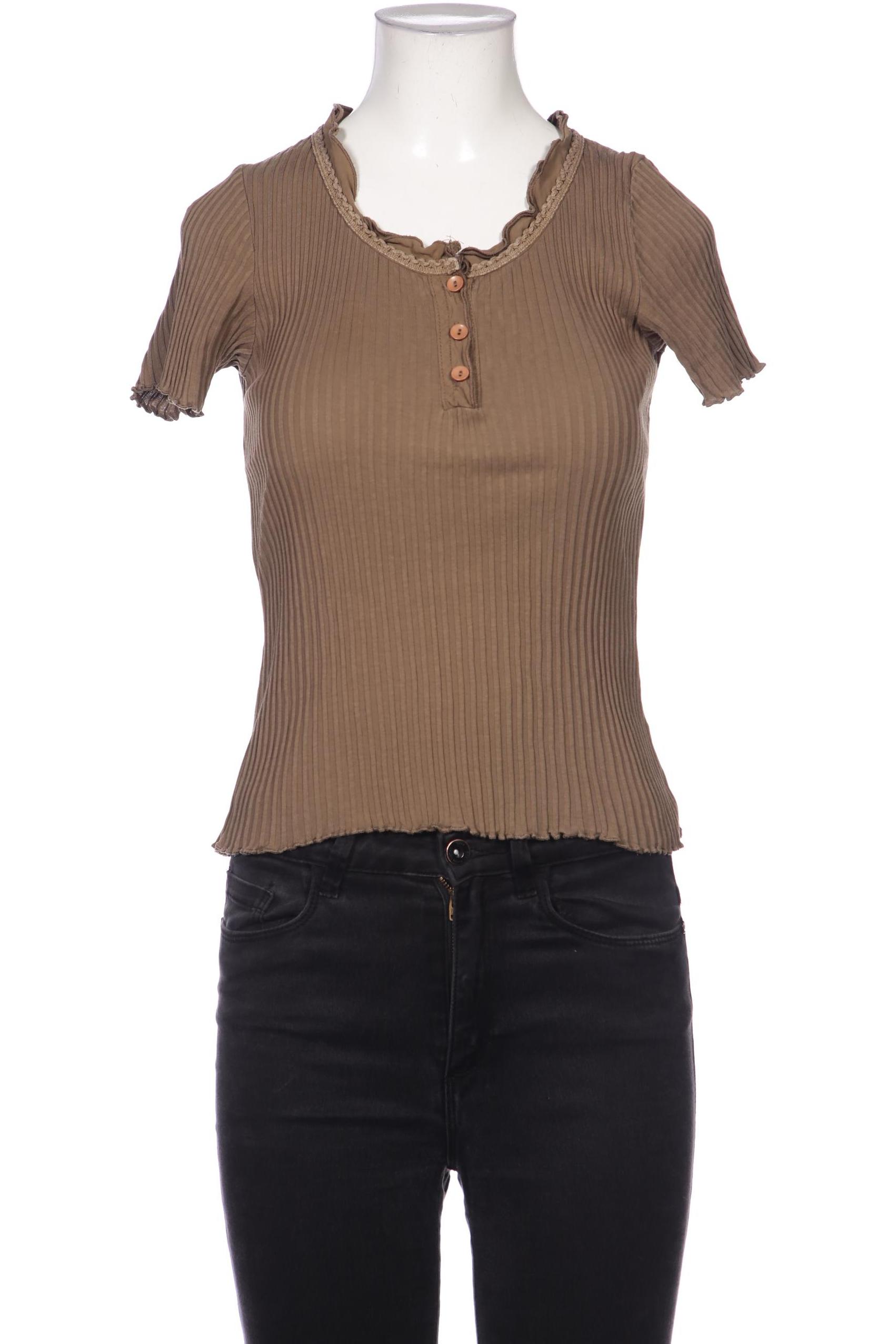

Oui Damen T-Shirt, braun