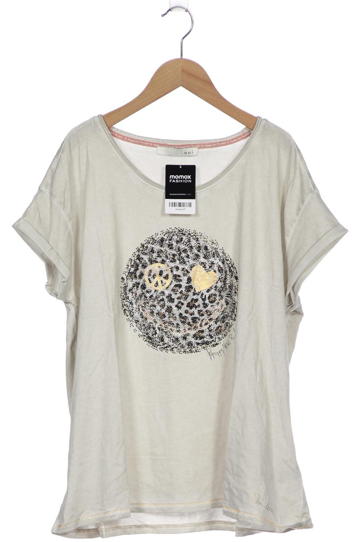 

Oui Damen T-Shirt, beige