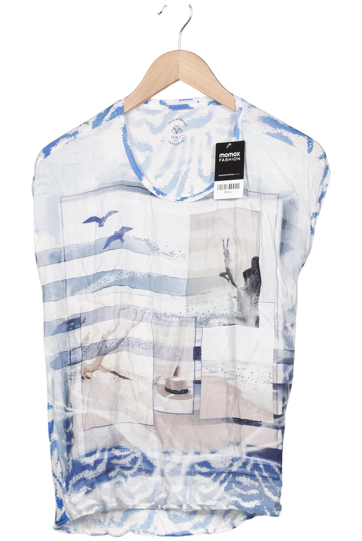 

Oui Damen T-Shirt, hellblau, Gr. 36