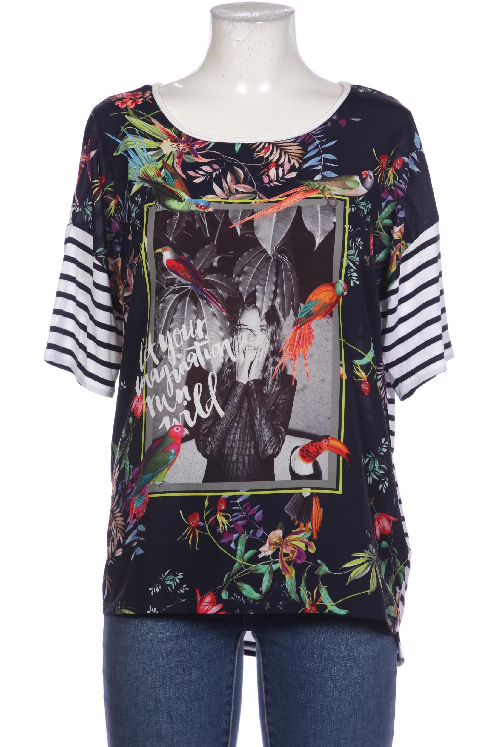 

Oui Damen T-Shirt, mehrfarbig, Gr. 40