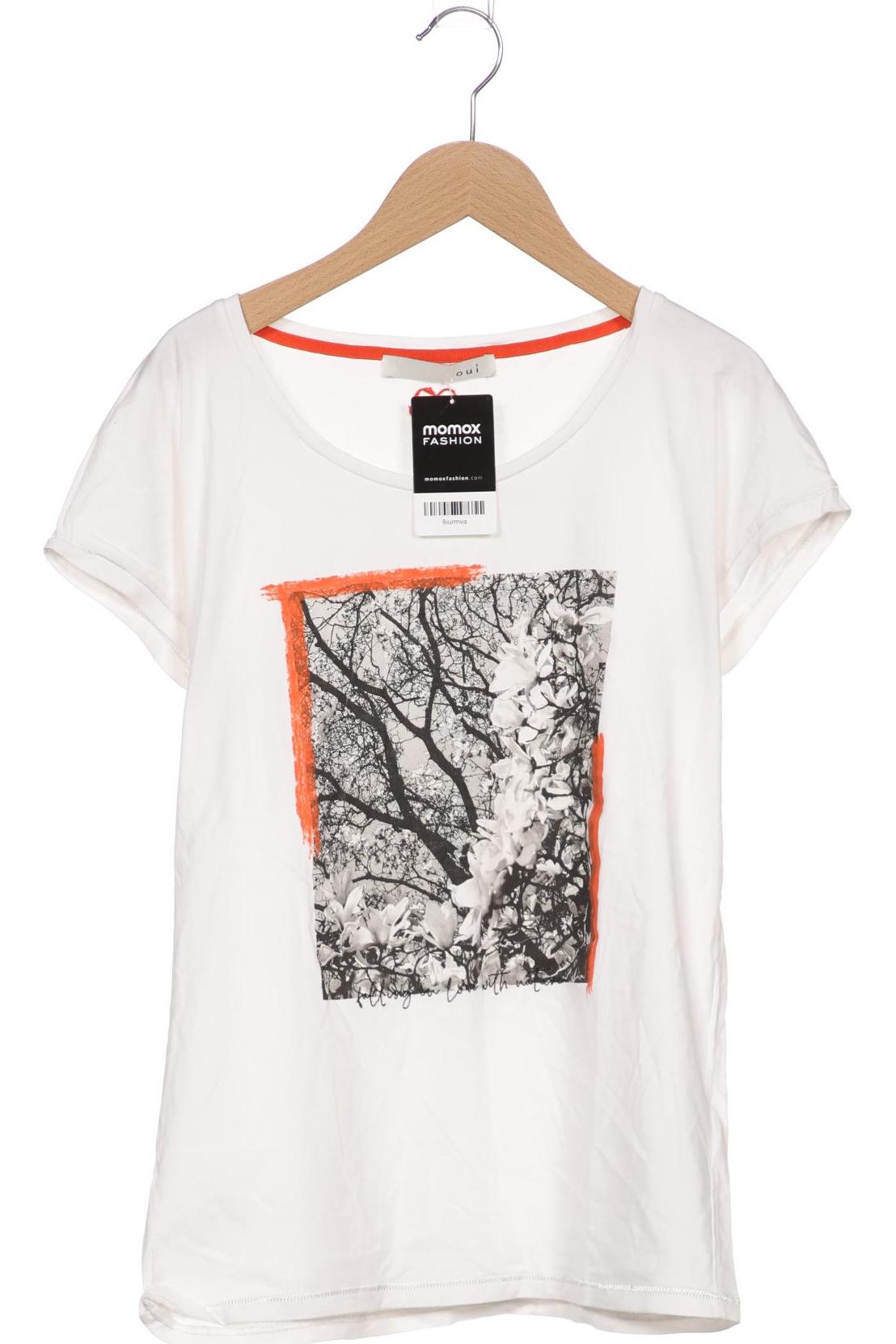 

Oui Damen T-Shirt, weiß, Gr. 38