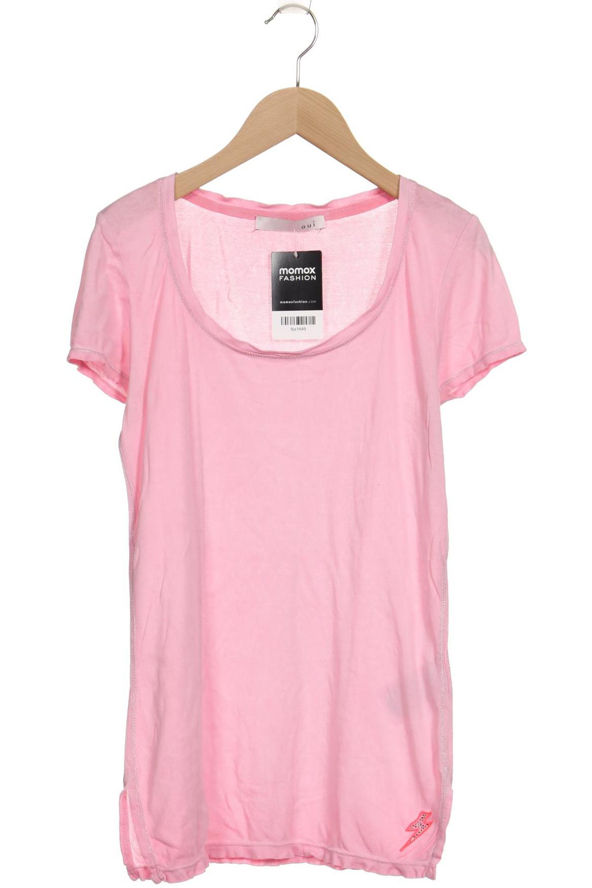 

Oui Damen T-Shirt, pink, Gr. 36