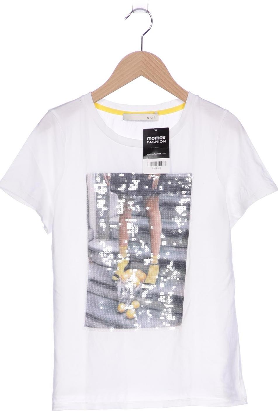 

Oui Damen T-Shirt, weiß, Gr. 38