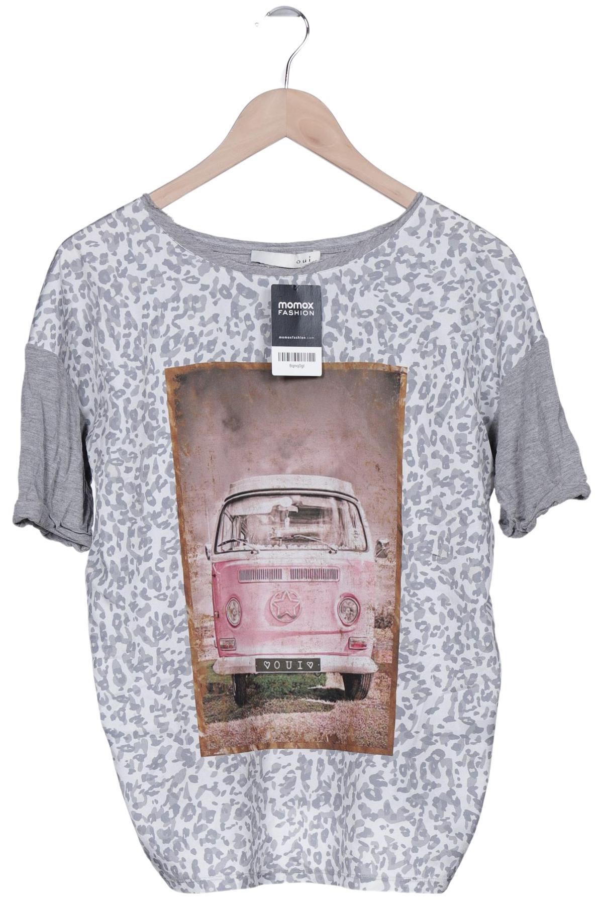 

Oui Damen T-Shirt, grau, Gr. 38