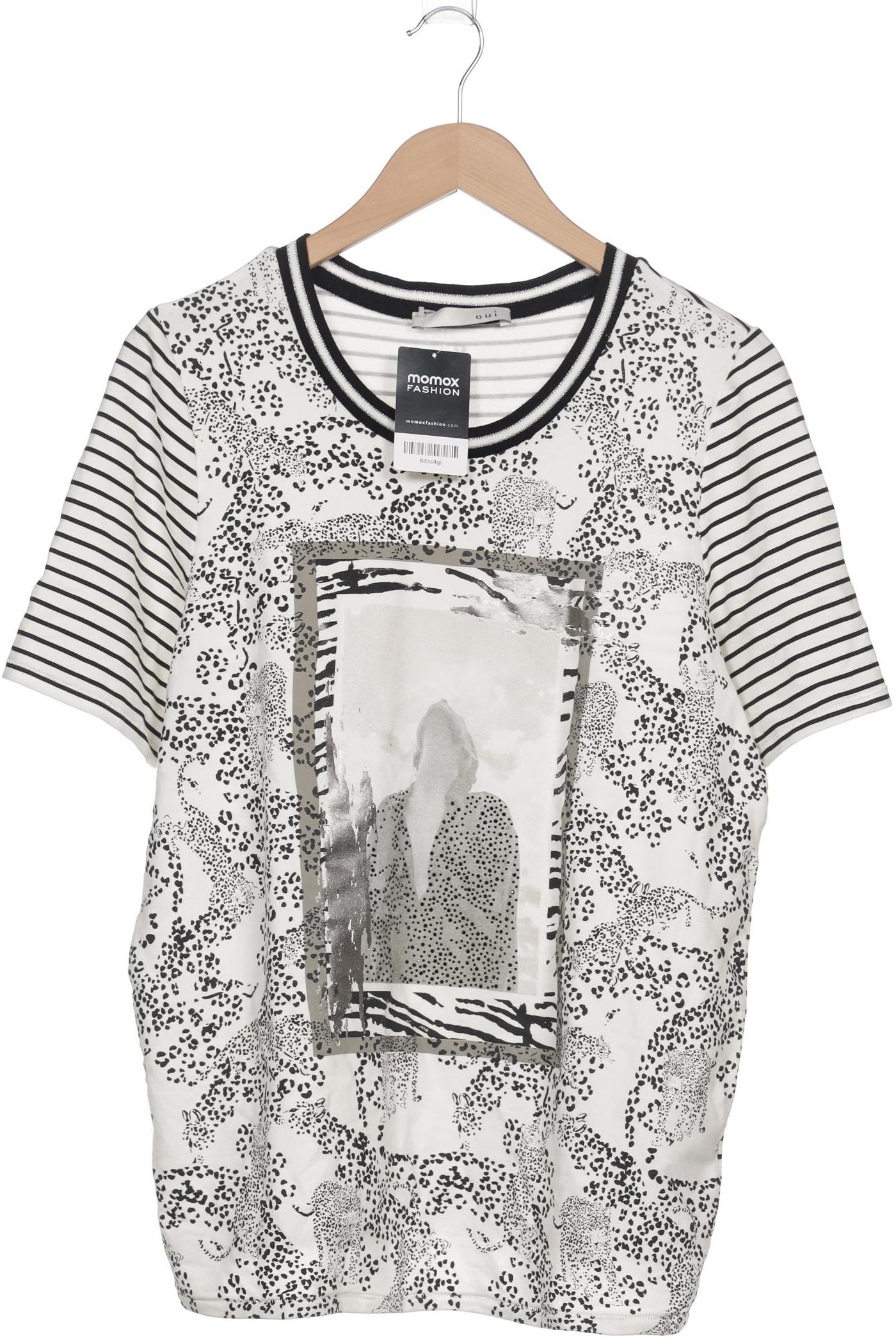 

Oui Damen T-Shirt, weiß, Gr. 42
