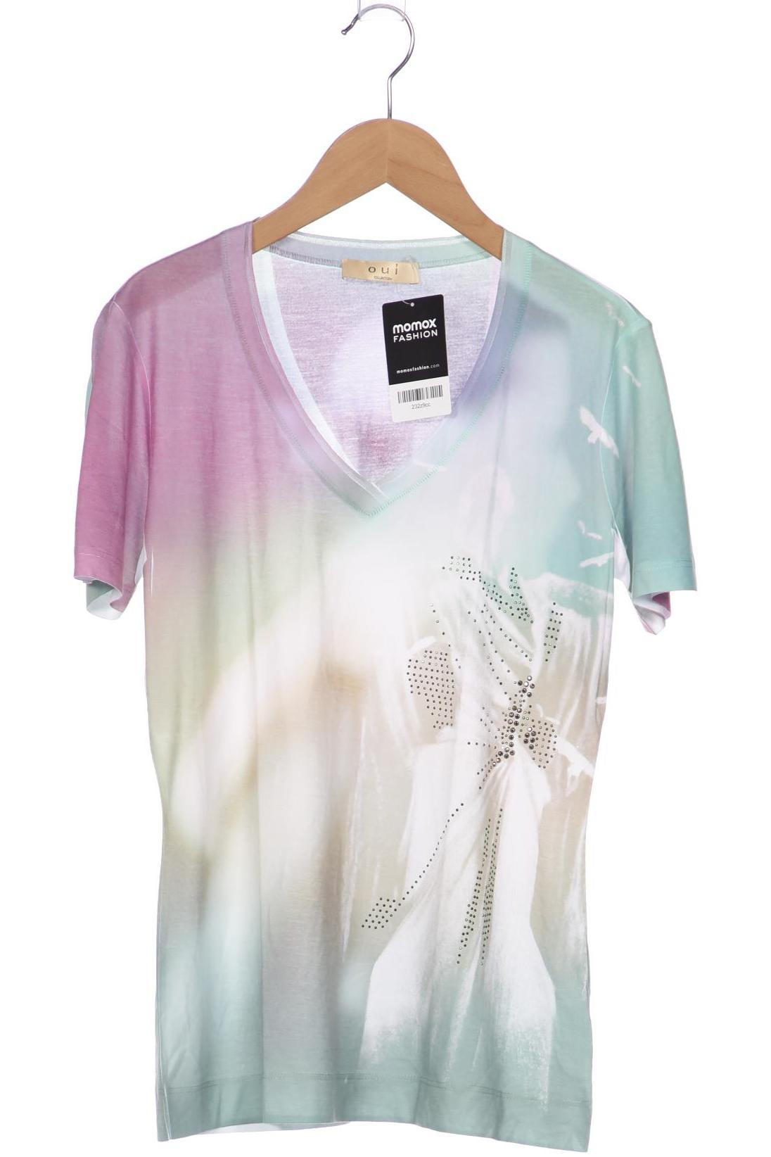 

Oui Damen T-Shirt, mehrfarbig, Gr. 40
