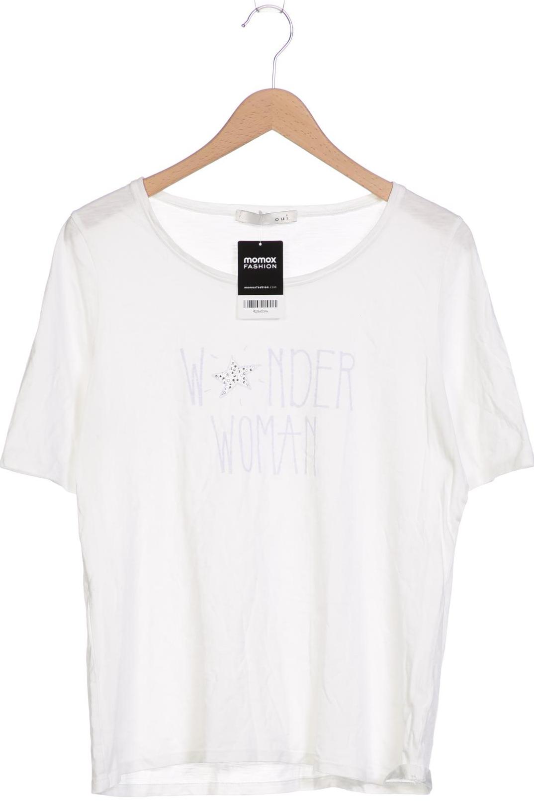 

Oui Damen T-Shirt, weiß, Gr. 38