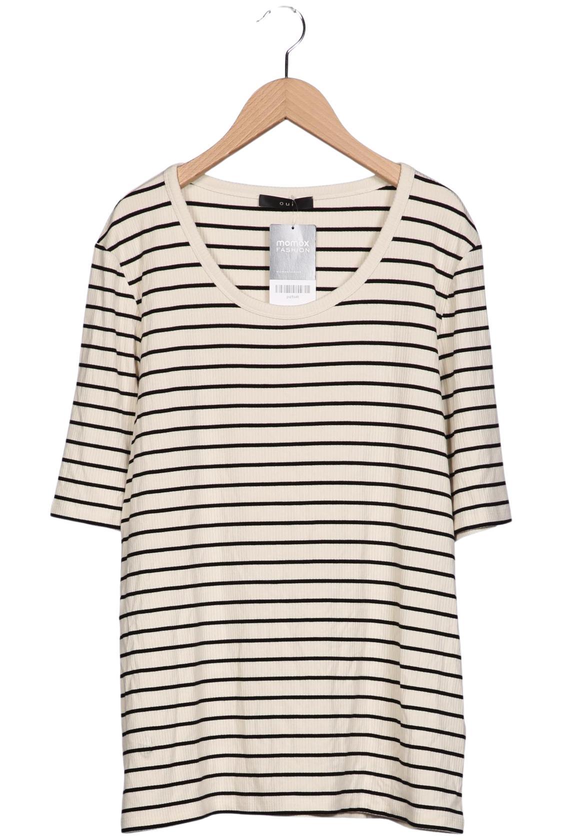 

Oui Damen T-Shirt, cremeweiß, Gr. 46