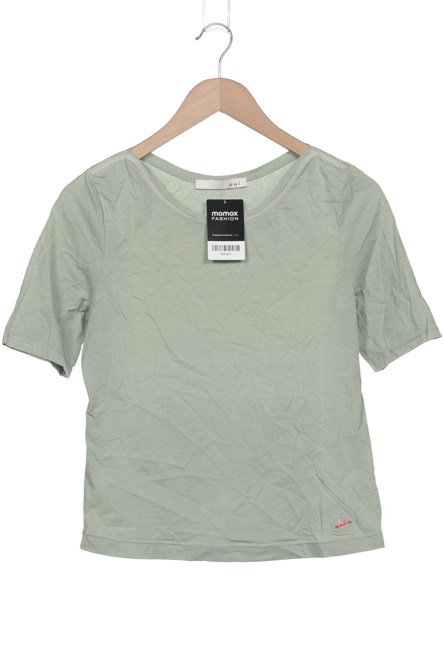 

Oui Damen T-Shirt, grün, Gr. 36