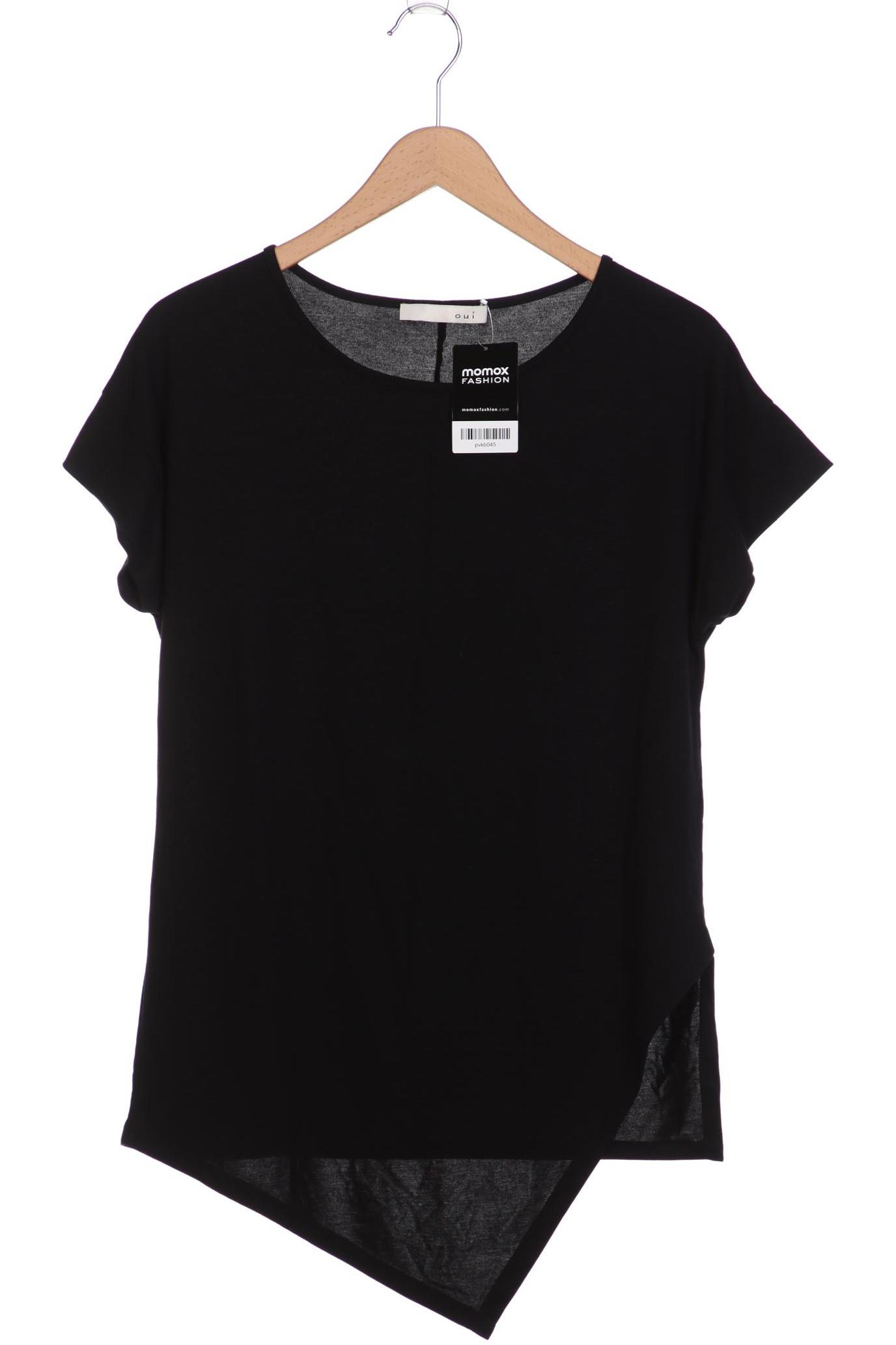 

Oui Damen T-Shirt, schwarz, Gr. 34