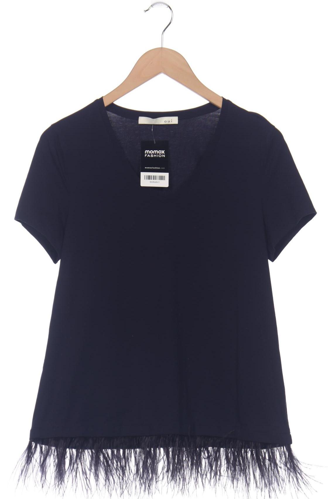 

Oui Damen T-Shirt, marineblau, Gr. 38