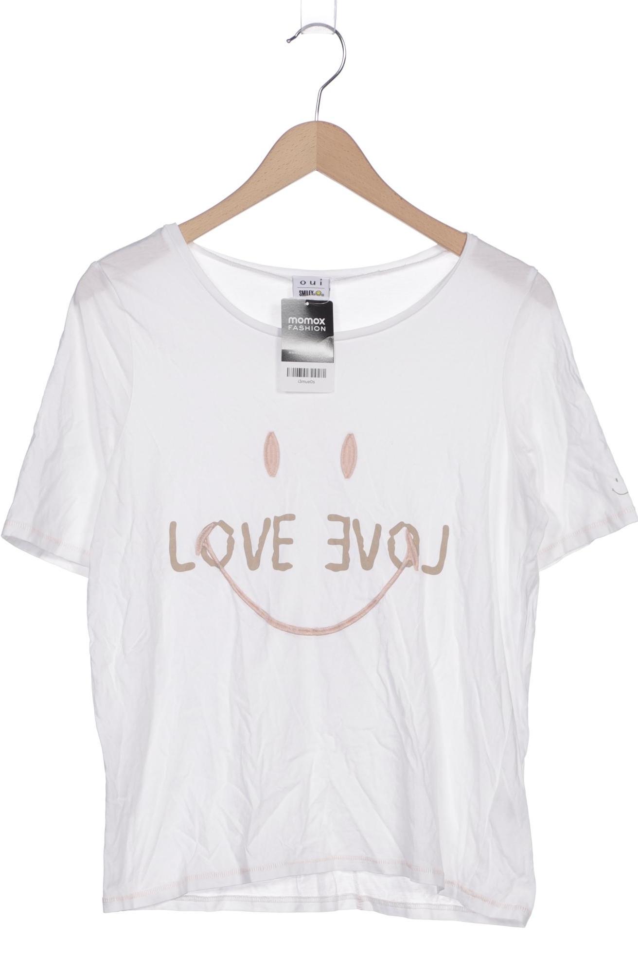 

Oui Damen T-Shirt, weiß, Gr. 38