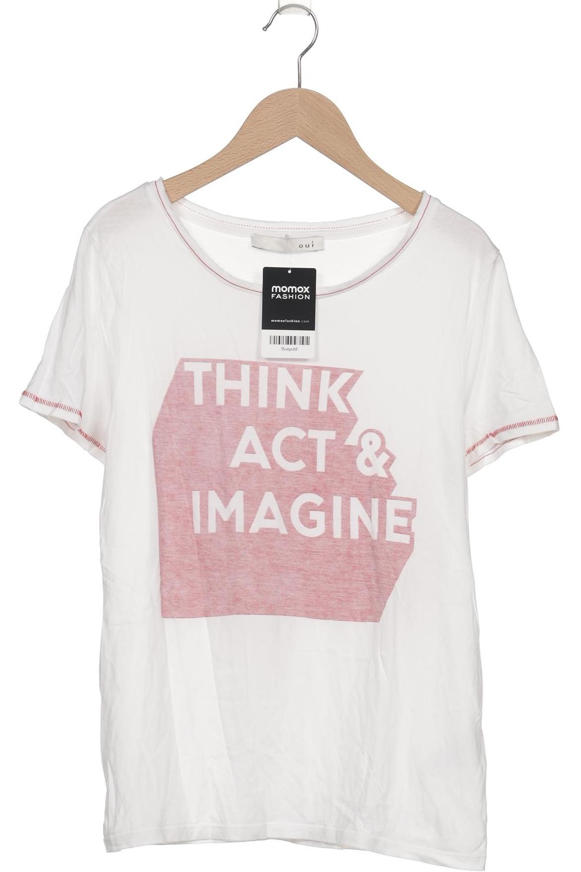 

Oui Damen T-Shirt, weiß, Gr. 36