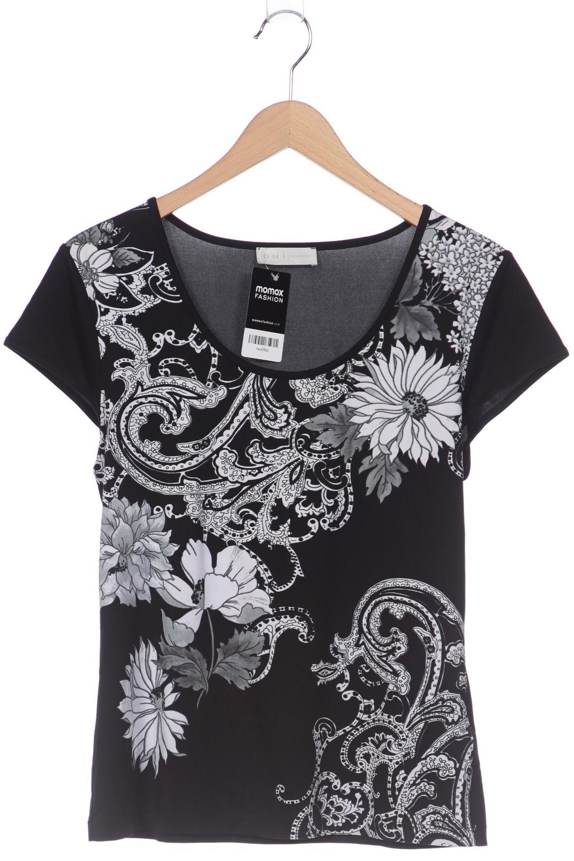 

Oui Damen T-Shirt, schwarz, Gr. 42