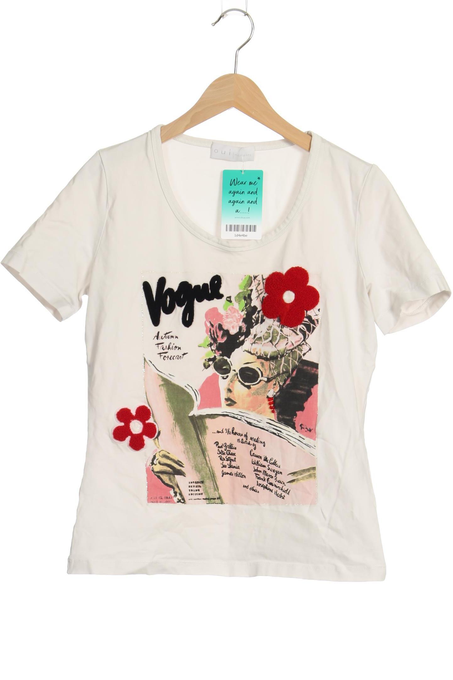 

Oui Damen T-Shirt, weiß, Gr. 36