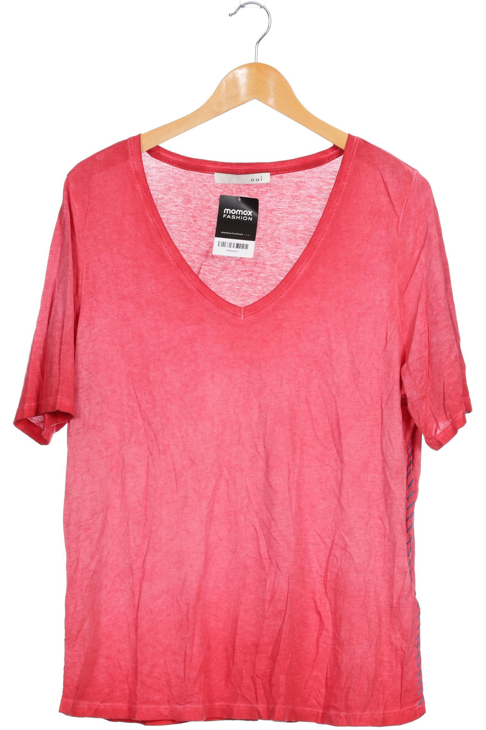 

Oui Damen T-Shirt, pink, Gr. 46