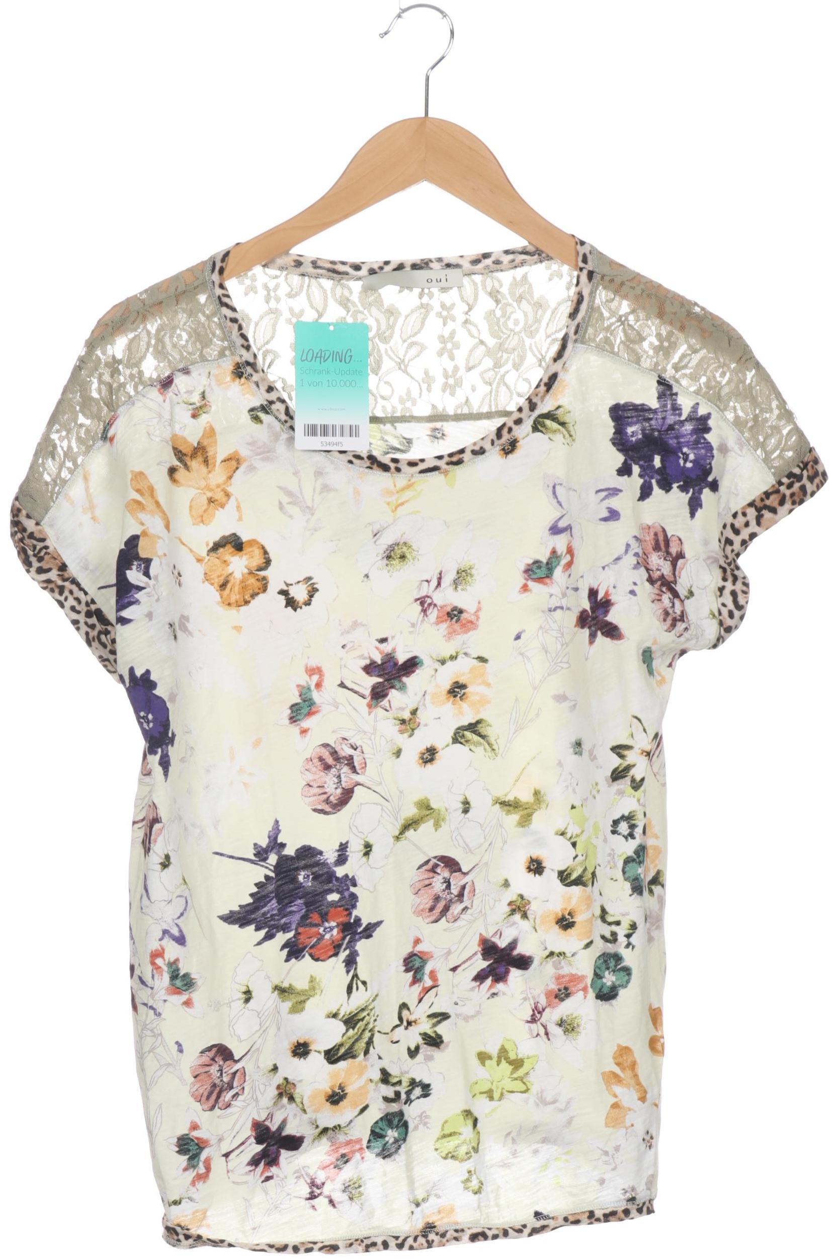 

Oui Damen T-Shirt, mehrfarbig, Gr. 38