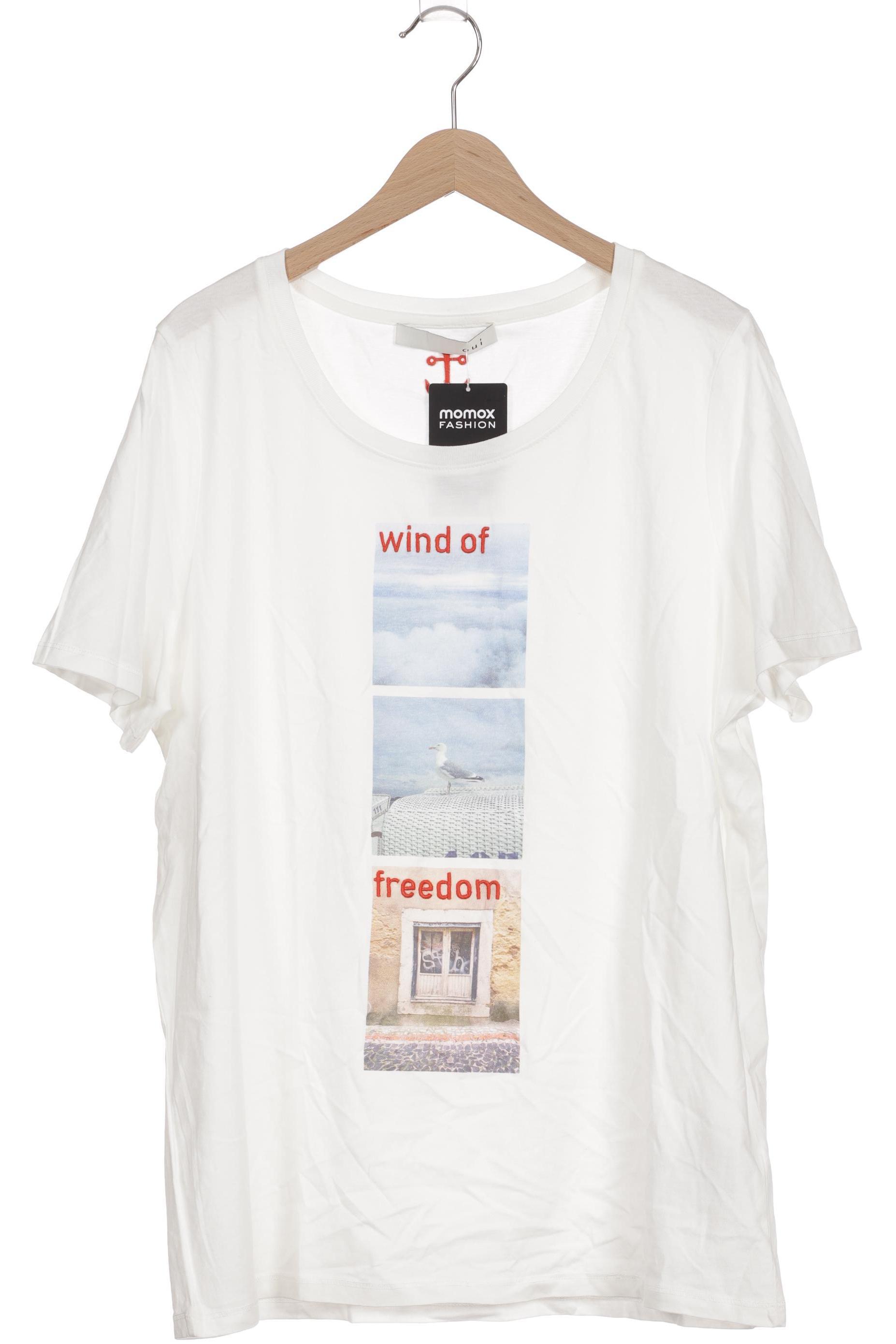 

Oui Damen T-Shirt, weiß, Gr. 40