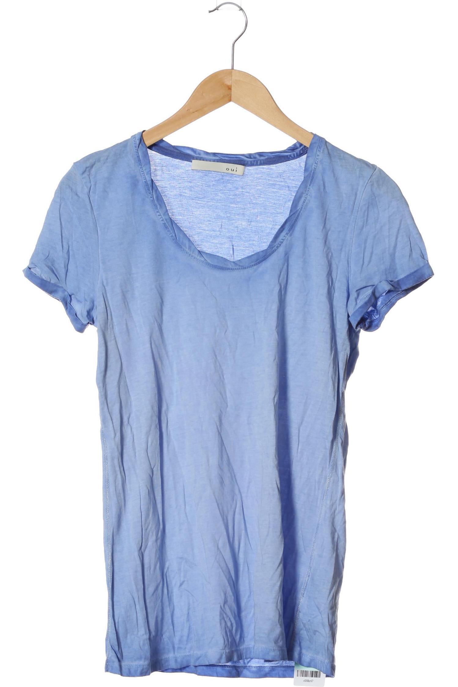 

Oui Damen T-Shirt, blau, Gr. 36