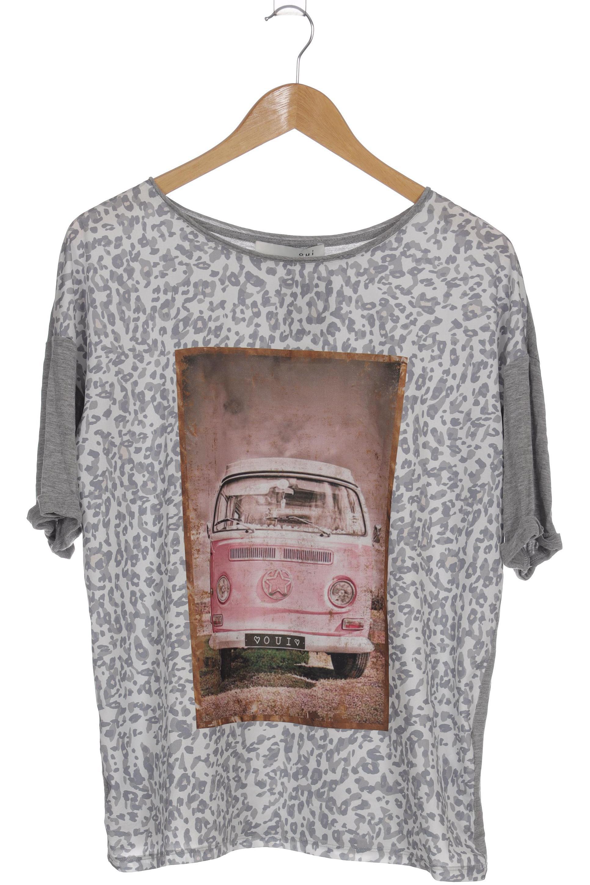 

Oui Damen T-Shirt, grau, Gr. 40