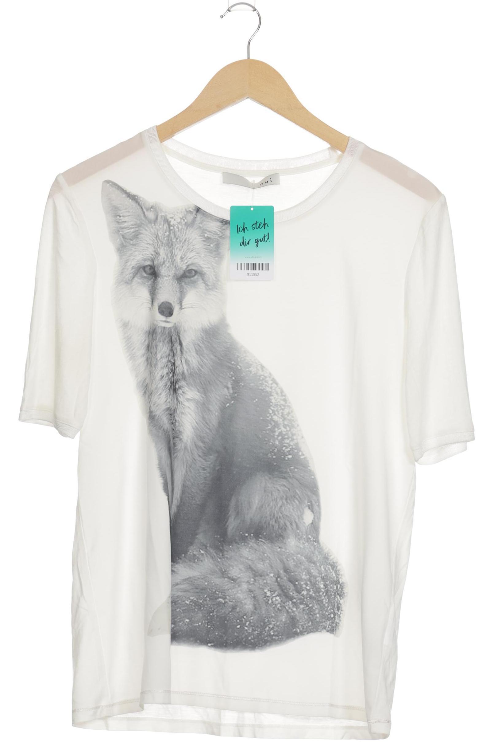 

Oui Damen T-Shirt, weiß, Gr. 38