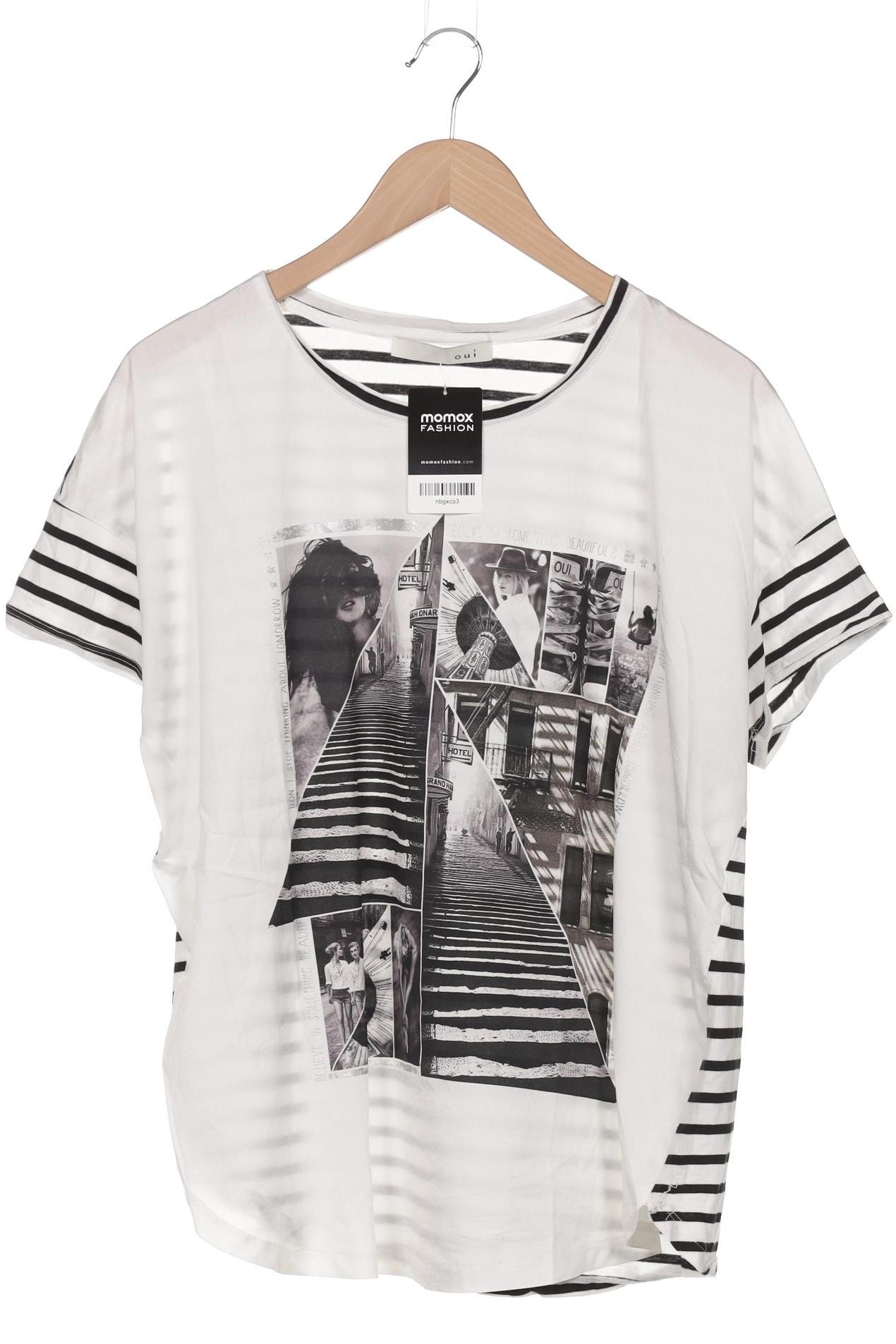 

Oui Damen T-Shirt, weiß, Gr. 42