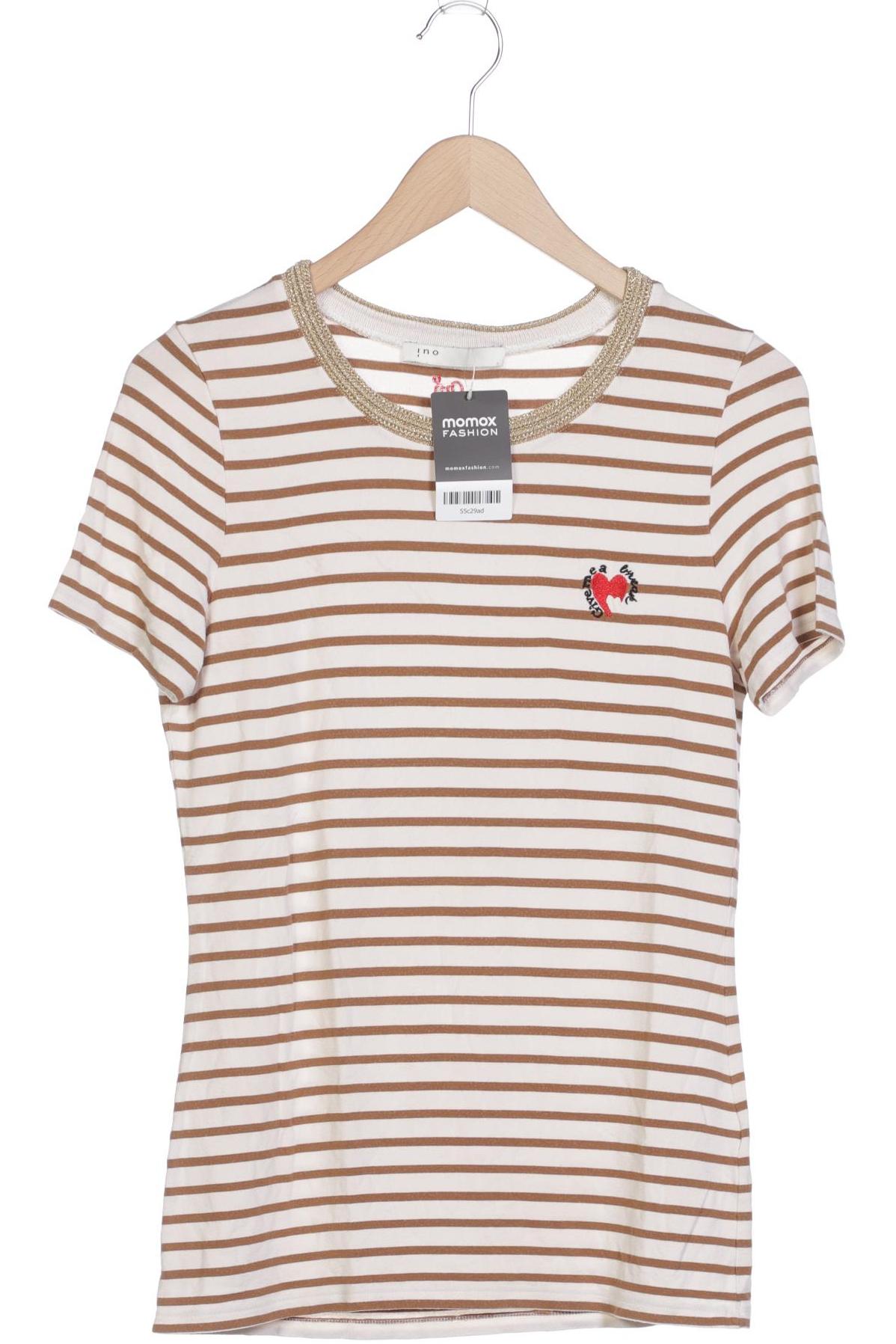 

Oui Damen T-Shirt, beige, Gr. 36