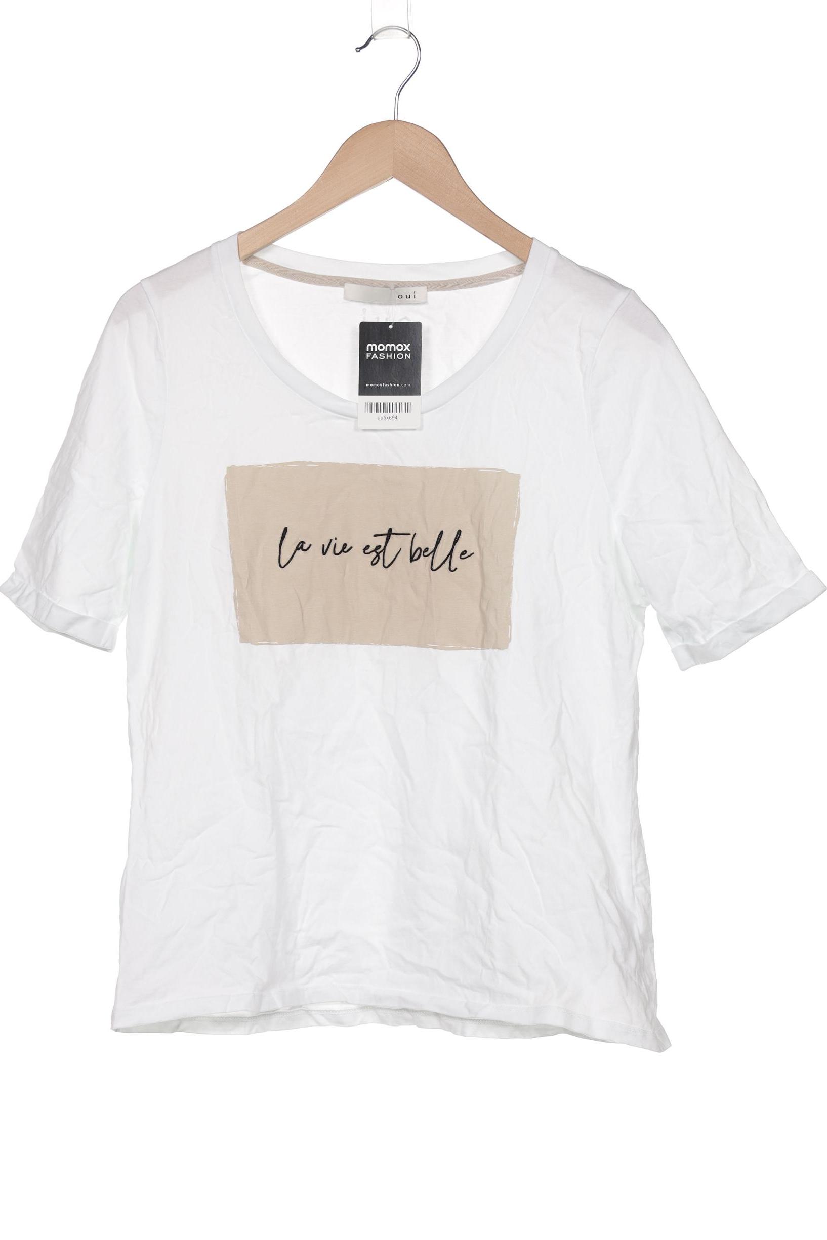 

Oui Damen T-Shirt, weiß, Gr. 42