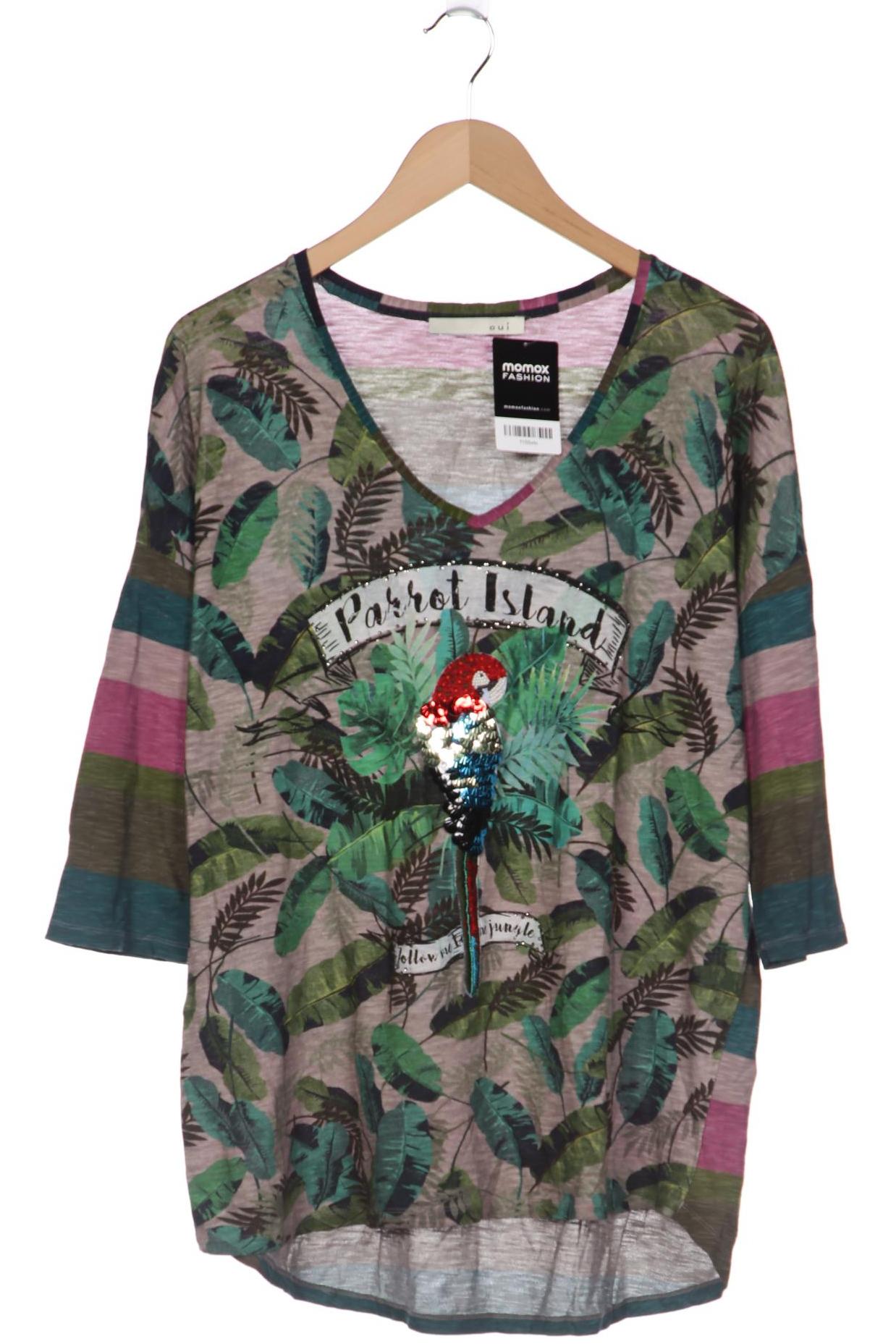 

Oui Damen T-Shirt, grün, Gr. 44