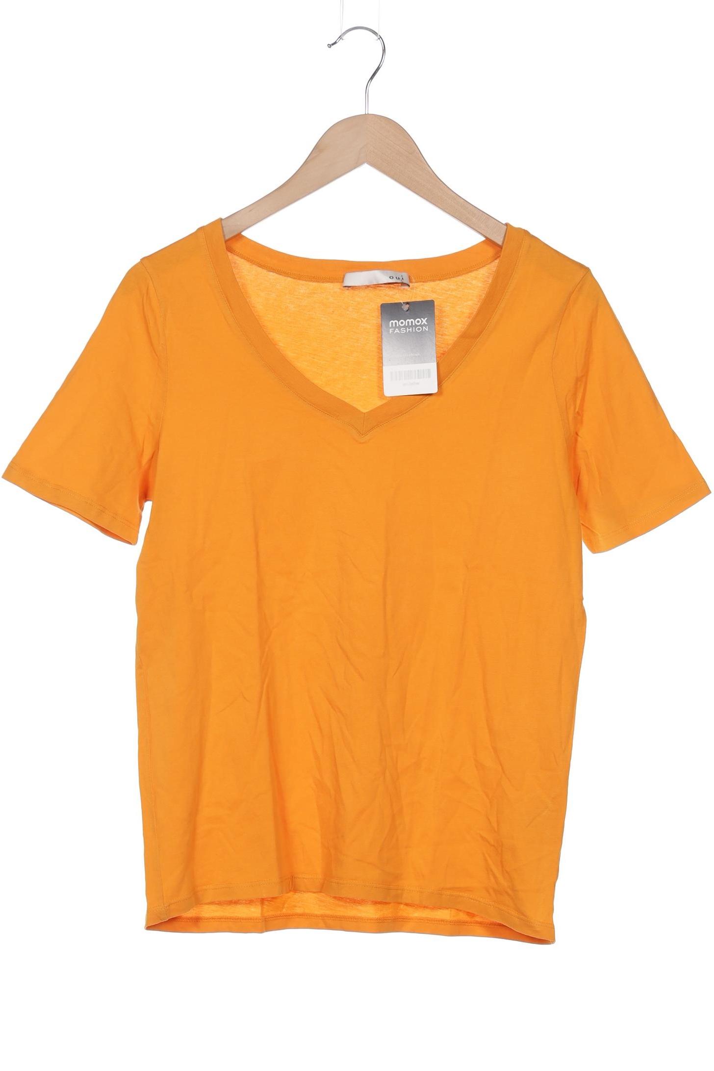 

Oui Damen T-Shirt, orange, Gr. 38