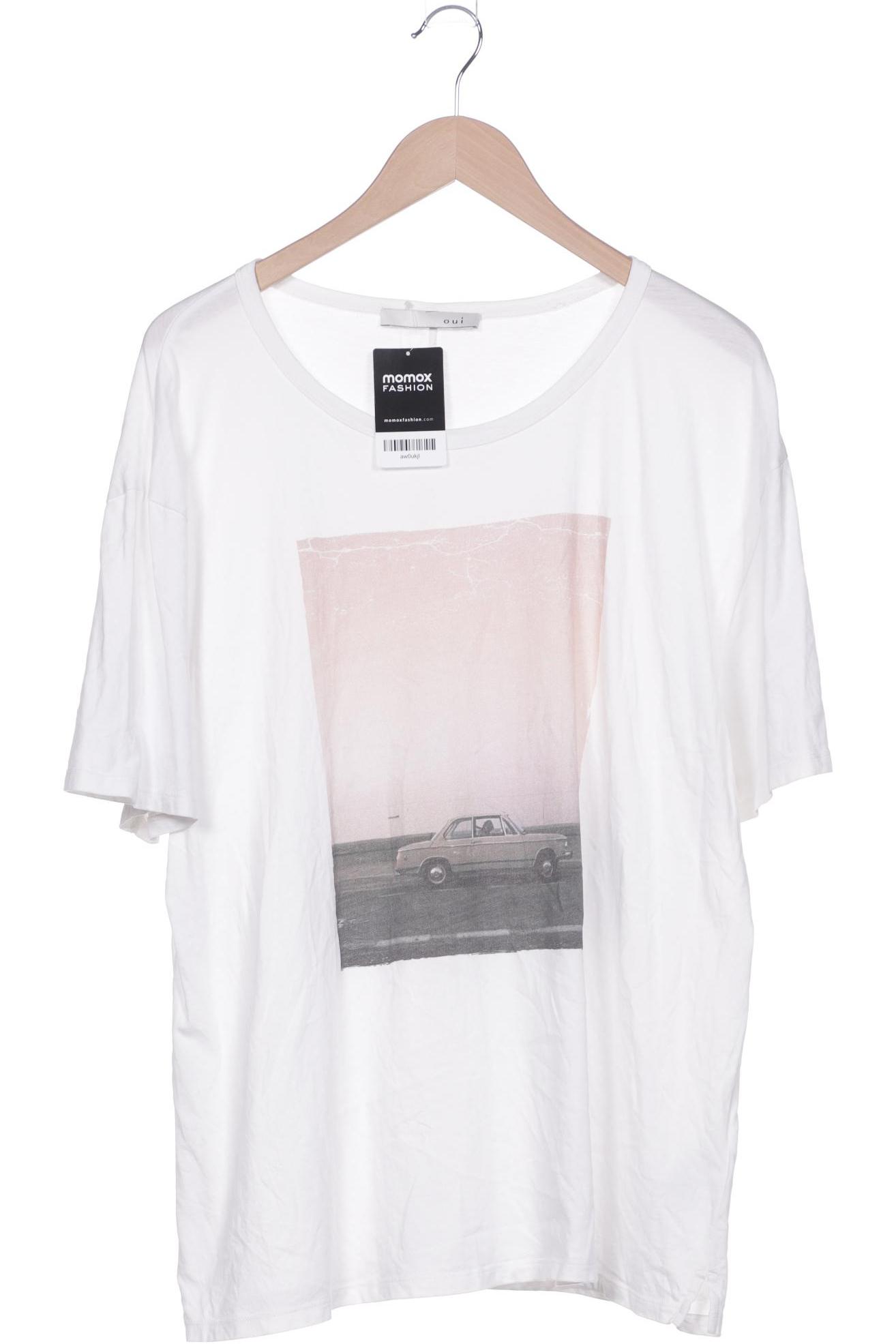 

Oui Damen T-Shirt, weiß, Gr. 46