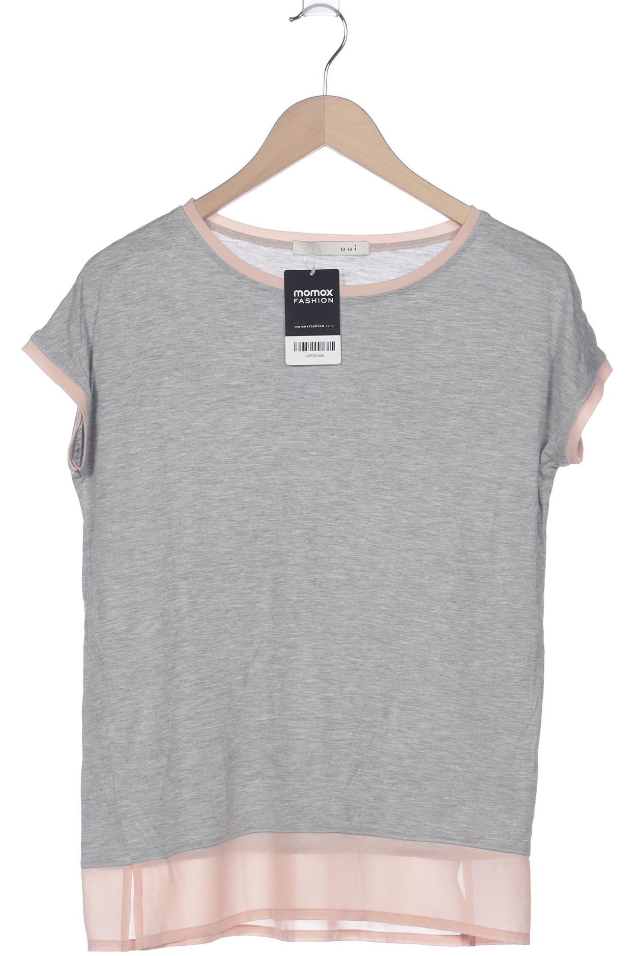

Oui Damen T-Shirt, grau, Gr. 34