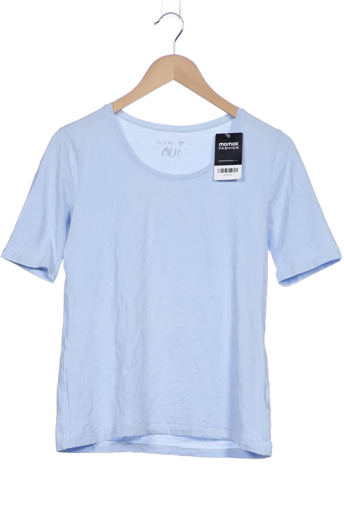 

Oui Damen T-Shirt, hellblau, Gr. 40