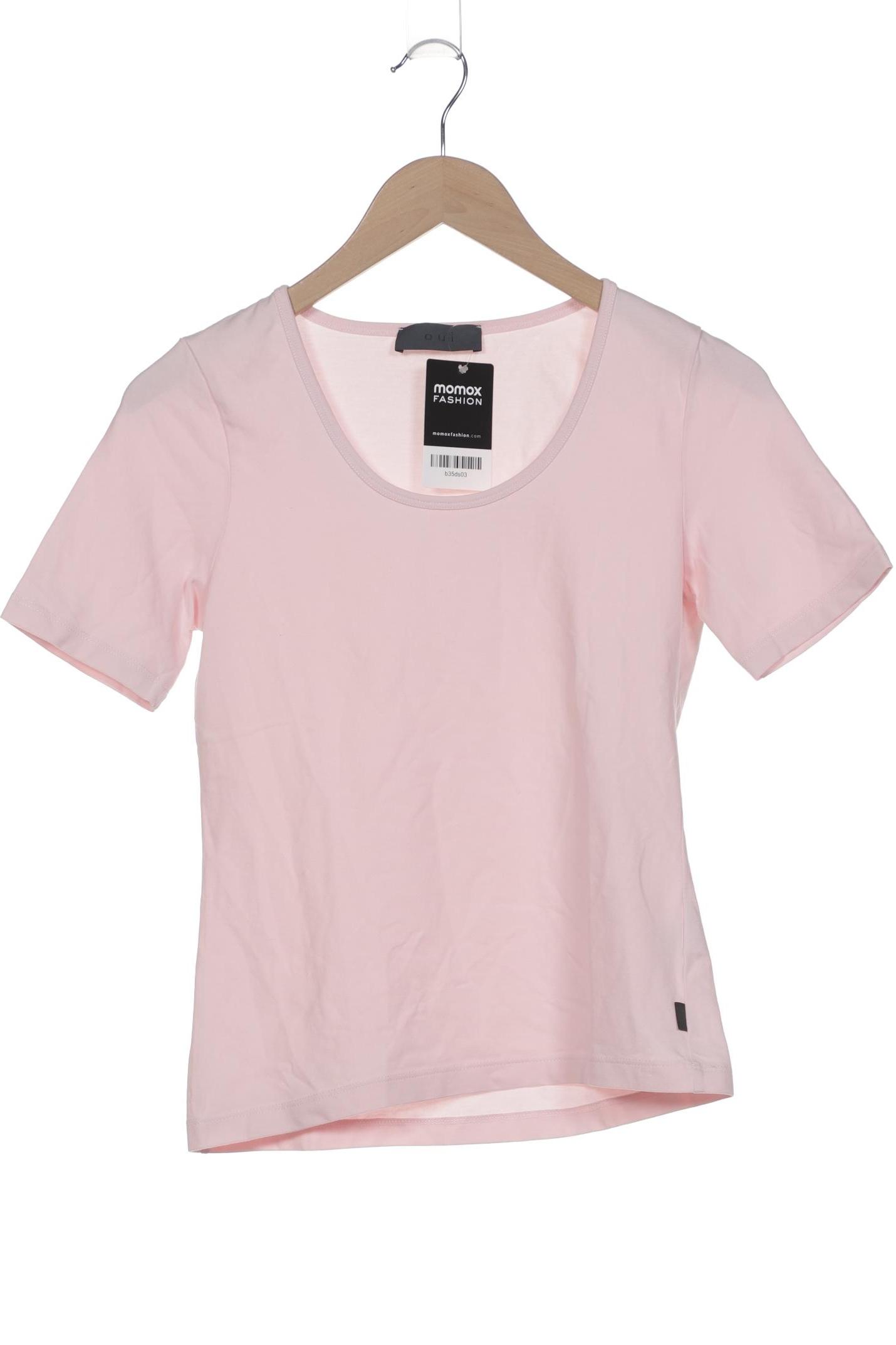 

Oui Damen T-Shirt, pink, Gr. 36