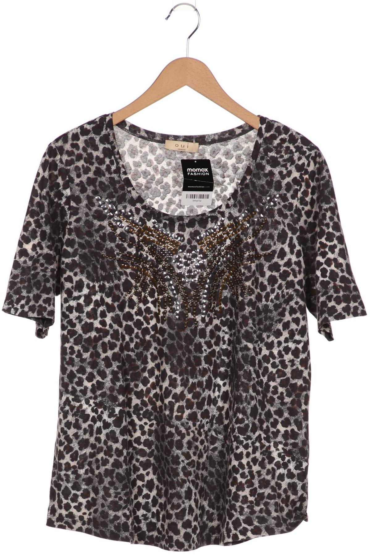 

Oui Damen T-Shirt, grau, Gr. 46