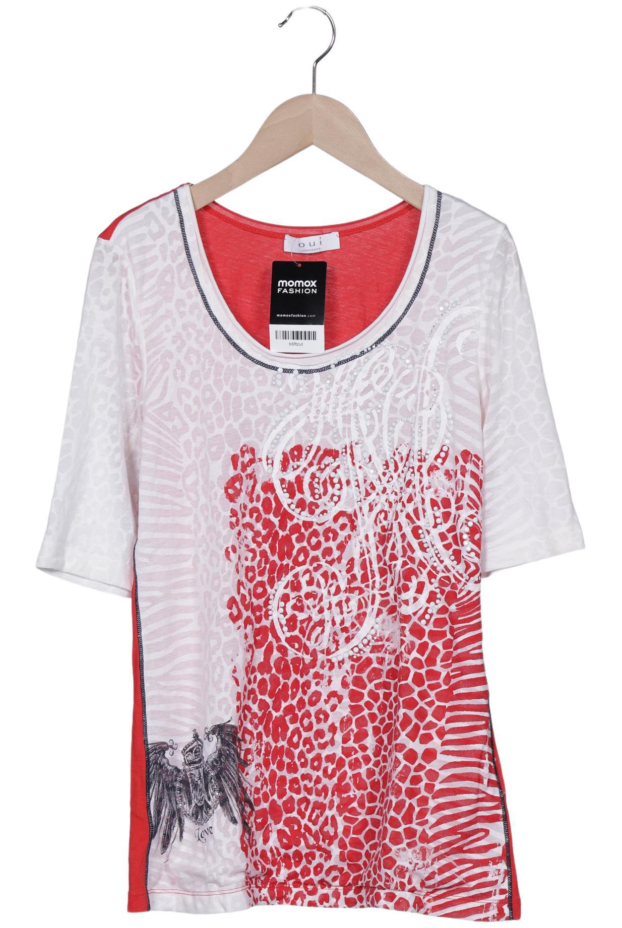 

Oui Damen T-Shirt, rot, Gr. 38